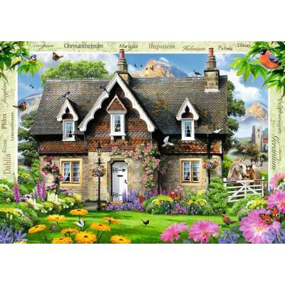 Ravensburger - Puzzle Hillside Cottage - 1 000 piese