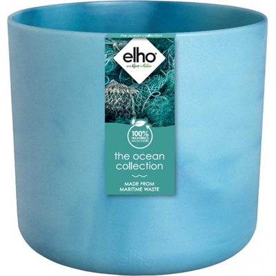Elho květináč The Ocean collection Round 22 cm modrý
