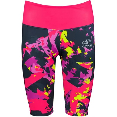 Altisport dámské legíny nad kolena premium VOJ/ALW110LEG02 růžovočerné