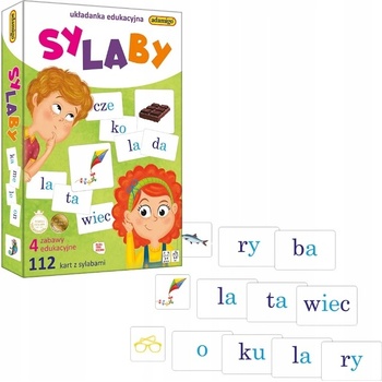 Adamigo Vzdelávacie puzzle Slabiky