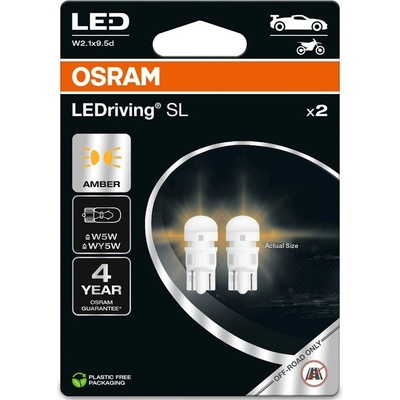 Osram LEDriving W5W W2,1X9,5d 12V 1W