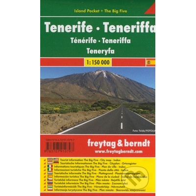 Automapa Tenerife kapesní lamino