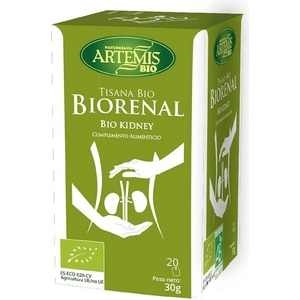 Artemis Bio Био билков чай за бъбреци Biorenal, 30 g, 20 филтърни пакетчета, Artemis Bio (310438 HDM)