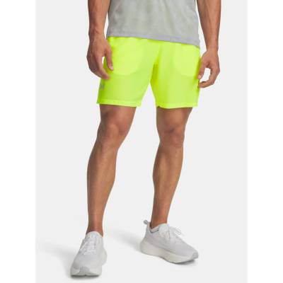 Under Armour UA LAUNCH 7'' SHORTS-YLW Men's biela šedá žltá