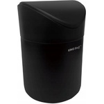 KINGHOFF Кош за боклук мини Kinghoff KH 1813, 1.8L, 12 x17 cm, Неръждаема стомана, Черен (9999KH1813) - topmall