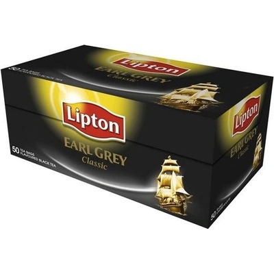 Lipton Čaj černý Earl grey 50 x 2 g