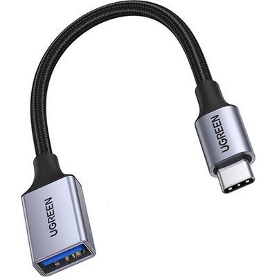 UGREEN US378 адаптер кабел USB гнездо - Type-C, 15cm, ЧЕРЕН 70889B (70889B)