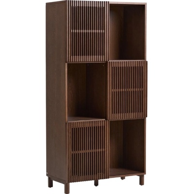 Knihovna v dekoru dubu 85x170 cm Beyla - Kave Home