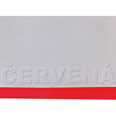 Voálová záclona Brena - mix barev 160x300 červená