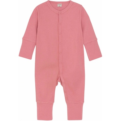 Dětský rostoucí overal z bambusu a bavlny Powder Pink CeLaVi