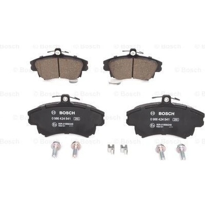 BOSCH Sada brzdových platničiek kotúčovej brzdy 0986424541