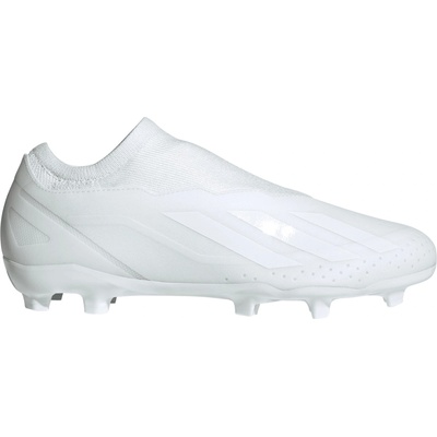 Adidas Футболни бутонки Adidas X Crazyfast League Laceless Firm Ground Football Boots - White/White