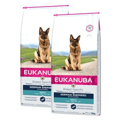 Eukanuba Adult Breeds Specific German Shepherd Chicken 2 x 12 kg