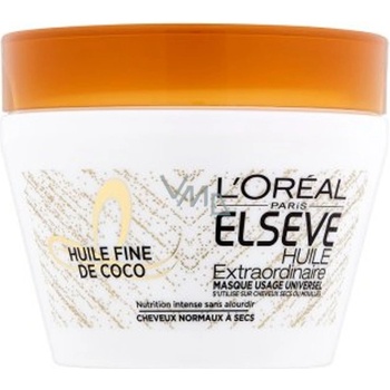 L'Oréal Elseve Huile Extraordinaire Coco vyživující maska na vlasy 300 ml