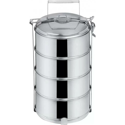 Jídlonosič nerez+víka 4x1,3 l, pr. 16 cm