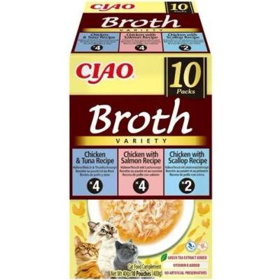 INABA Cat Ciao Broth Variety 10 x 40 g