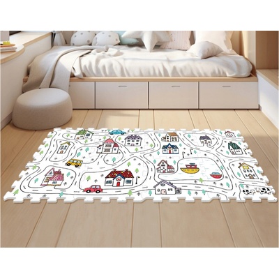 Wiky Puzzle pěnové město 8 ks – Zbozi.Blesk.cz