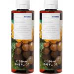 KORRES Душ - гел Санторини промо, Korres Santorini Vine (Grape) Shower Gel 2x250ml