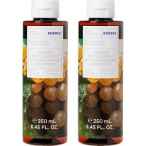 KORRES Душ - гел Санторини промо, Korres Santorini Vine (Grape) Shower Gel 2x250ml