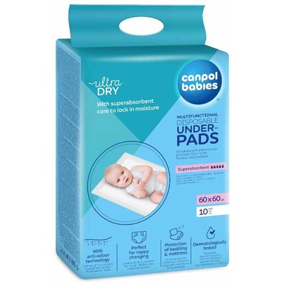 Canpol Хигиенни подложки Canpol - 60 х 60 cm, 10 броя (78/006C)