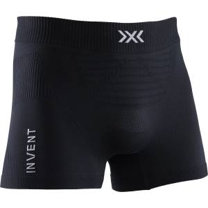 X-Bionic Мъжко синтетично термобельо X-bionic Invent 4.0 LT Boxer Shorts Synthetic base layer - Opal Black / Arctic White (014-2272-0211)