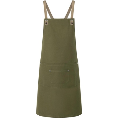 Karlowsky Gastro zástěra KY120 Moss-Green 70x85cm