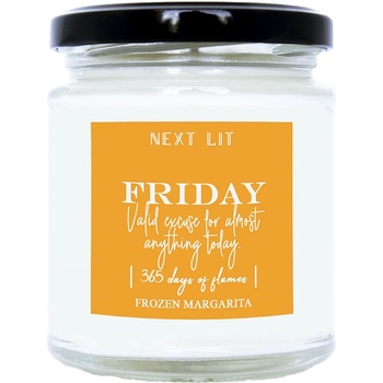 Image 1 of With Scent of Books Ароматна свещ Next Lit 365 Days of Flames - Friday (NL043)