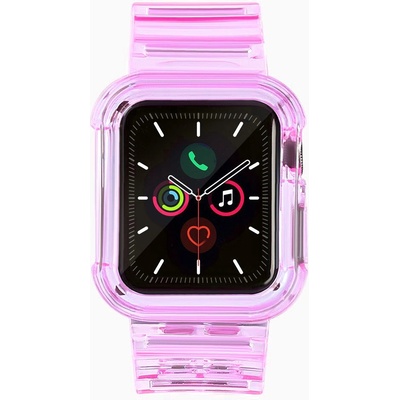 HQWear Каишка HQWear Strap Light Set за Apple Watch 4/5/6/SE, 40mm, Pink (5907769331770)