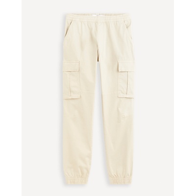 Celio Кремав мъжки товарен панталон Celio Docar Celio | Byal | МЪЖЕ | 34/32