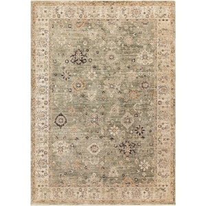 Asiatic Carpets Зелена/бежова ръчно изработена пътека 67x240 cm Heriz Ornate - Asiatic Carpets (HERI067240HE04)
