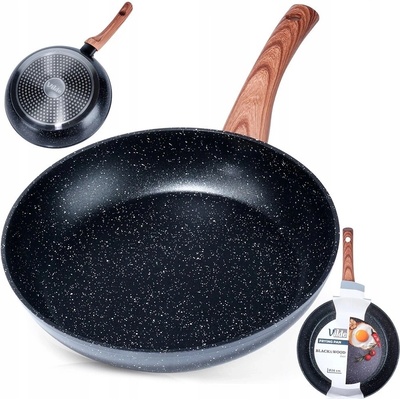 Vilde Tradiční pánev Black&Wood 26 cm, granitová