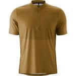 Gonso Мъжка фланелка с къс ръкав за колоездене Gonso Adventure Jersey Halfzip Cycling jersey - Baked Pretzel - размер M (056-4107-0212)