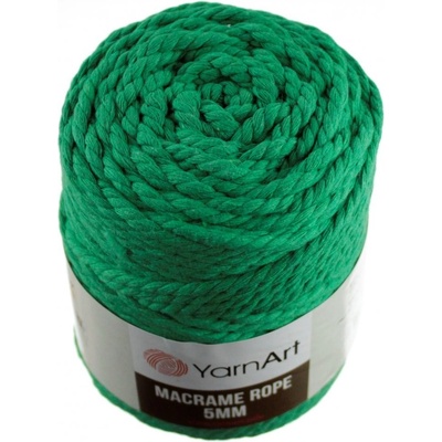Macrame Rope 759 zelená 5 mm