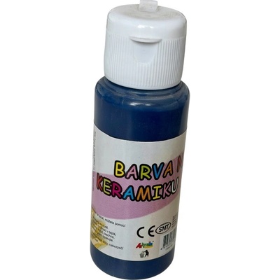 Creatoys akrylová barva na sklo a keramiku 60 ml Prussian blue, pruská modř – Sleviste.cz
