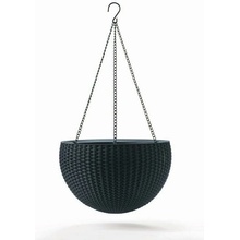 Keter Hanging Sphere kvetináč 35 x 35 x 22 antracit