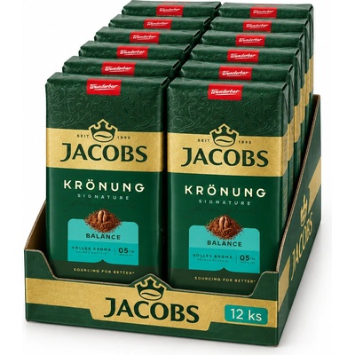 Jacobs Krönung Balance mletá 12 x 0,5 kg