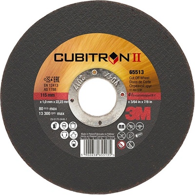 3M Cubitron II Řezací kotoučT41 115 x 1 mm 65513