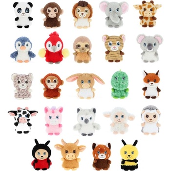 Keel Toys Екологична плюшена играчка Keel Toys Keeleco Adoptable World - Животинче, 10 cm, асортимент (SE2286)