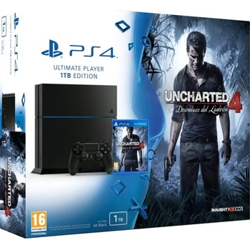 Sony PlayStation 4 1TB (PS4 1TB) + Uncharted 4 A Thief's End