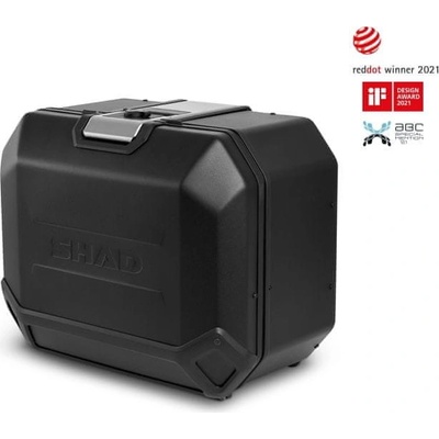 Shad Kompletní sada hliníkových kufrů TERRA BLACK 48L topcase 36L/47L boční kufry, včetně montážní sady