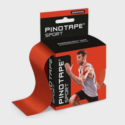 Pino Tape Tejpovací páska pro citlivou pokožku Sensitive červená 5 cm x 5 m