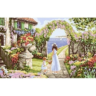 Казанлъшки гоблени Гоблен Лятна градина Puppets (Унгарски)