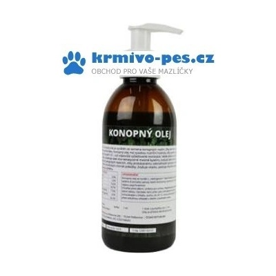 Zeus olej konopný pro psy a kočky 500 ml