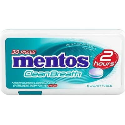 Mentos CleanBreath Winter Green funkčné cukríky 21 g