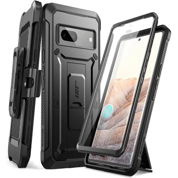 SUPCASE Противоударен Калъф за GOOGLE Pixel 7 Pro, SUPCASE Unicorn Beetle Pro, Черен (843439118522)