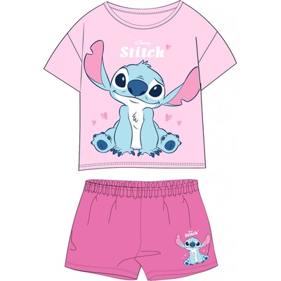 Lilo & Stitch licence Dívčí pyžamo Lilo & Stitch 5204C385W růžová – Zboží Dáma
