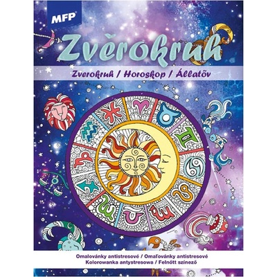 Vymaľovánky antistresové Zverokruh