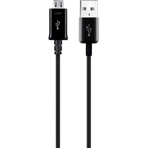 Samsung Кабел за данни SAMSUNG USB - microUSB, 120 см, ЧЕРЕН (EP-DG925UBE)