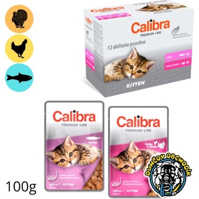 Calibra Cat Premium Line Kitten 12 x 100 g
