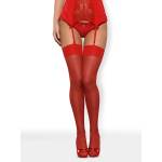Obsessive S800 Stockings Red S/M